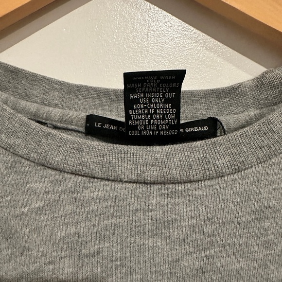 Vintage Le Jean De Martithe + Francois Girbaud Y2K Pieced Argyle Top Size Large - Picture 6 of 9